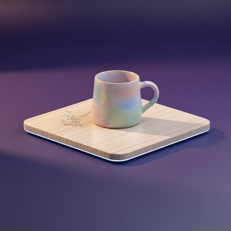 Керамическая кружка ручной работы