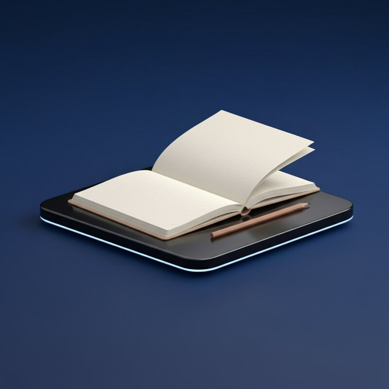 Кожаный блокнот для записей