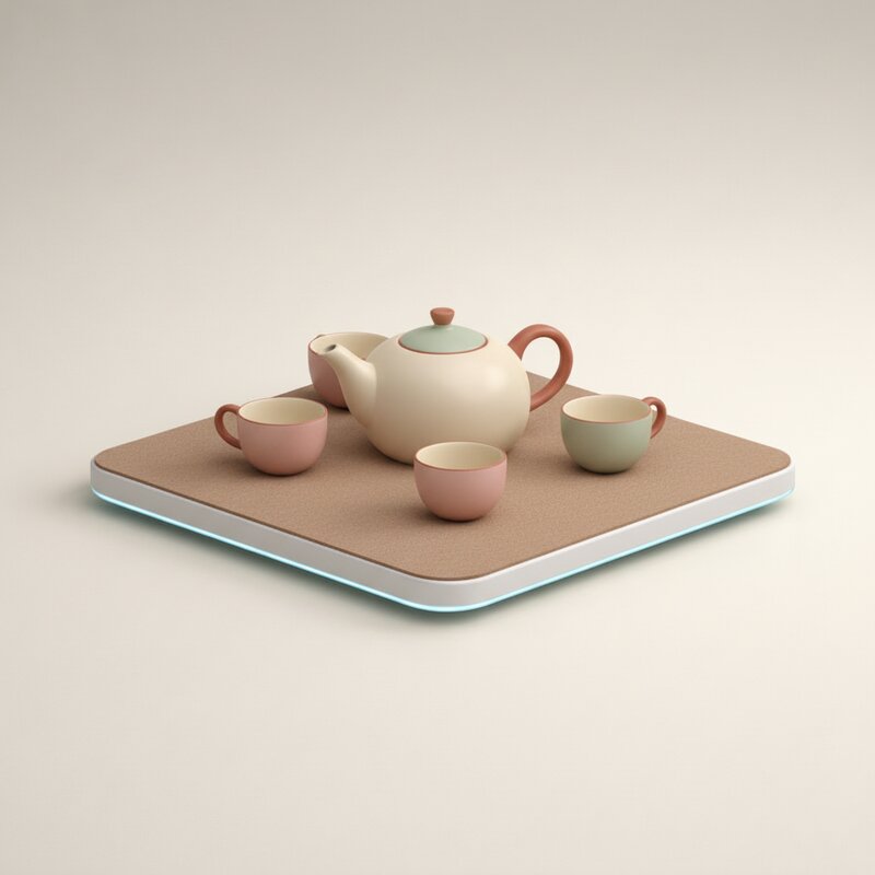 Фарфоровый чайный сервиз