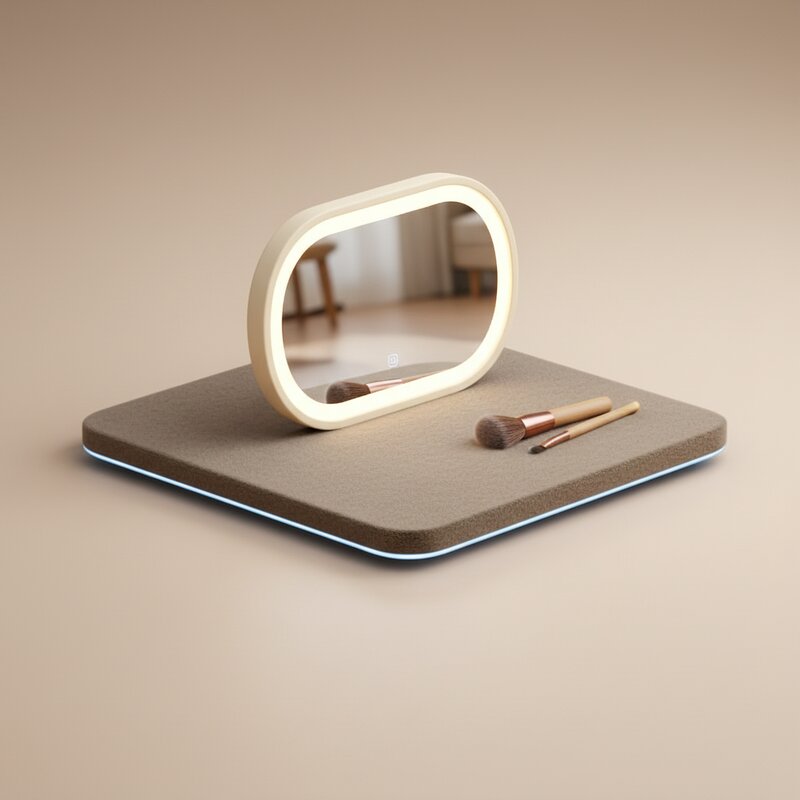 Зеркало для макияжа с LED-подсветкой