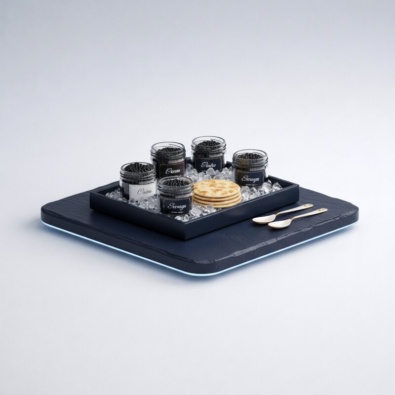 Коллекция чёрной икры премиум-класса