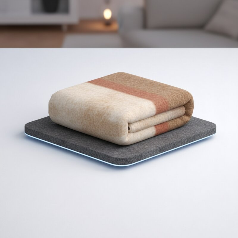 Мягкий плед из шерсти