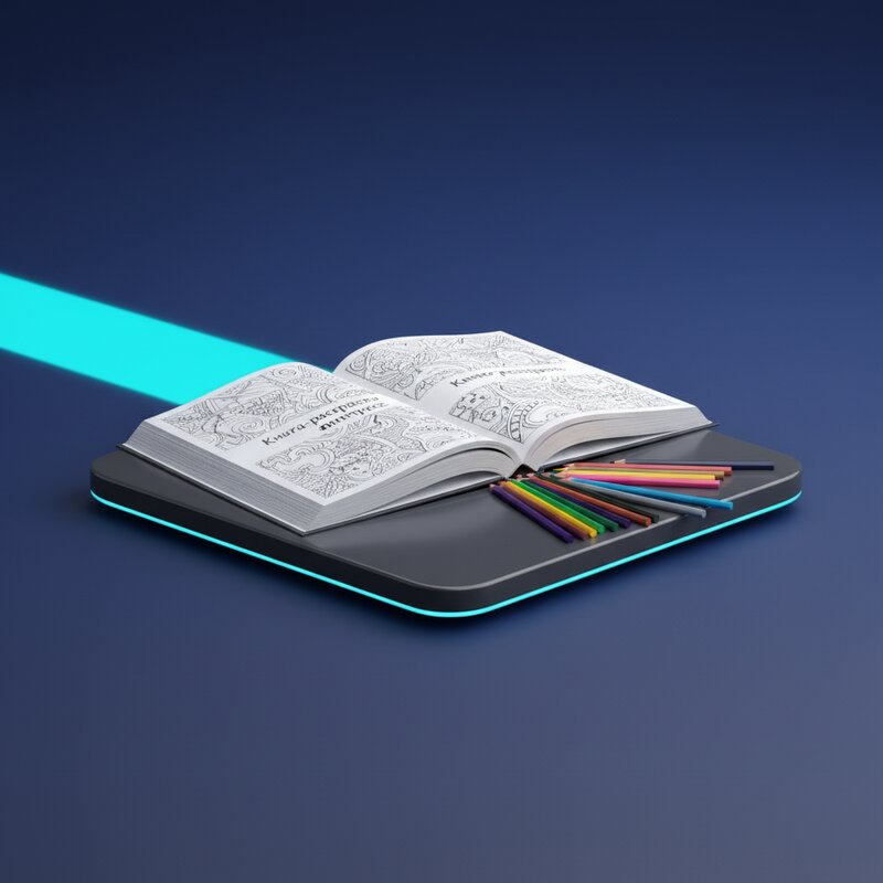 Книга-раскраска антистресс