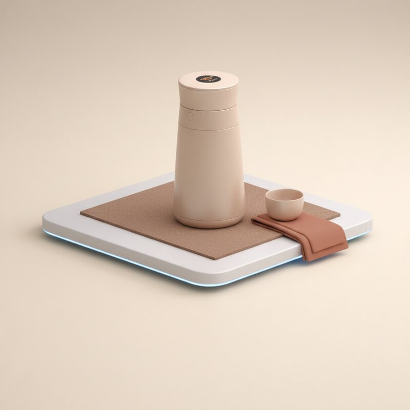 Termo para té con calentamiento