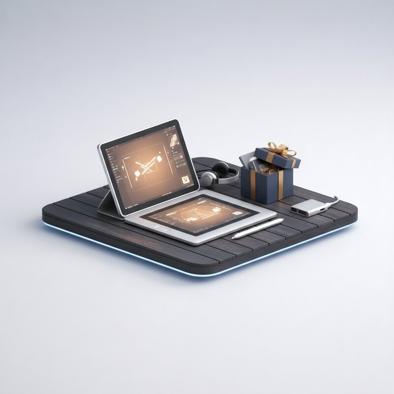 Professional graphics tablet