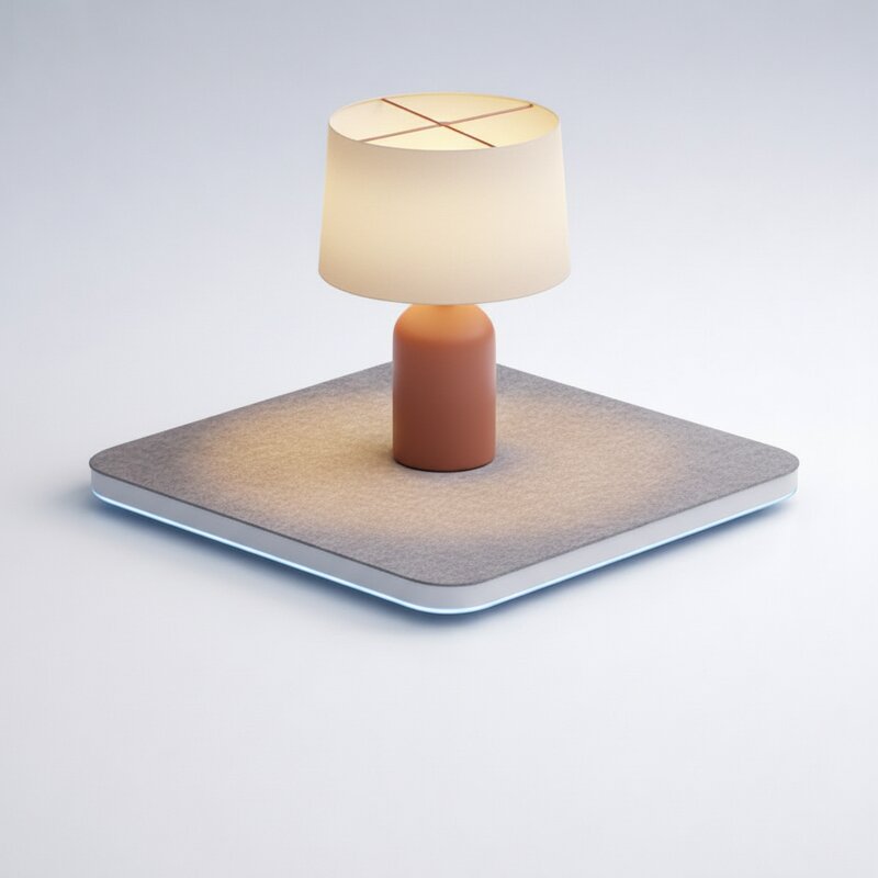 Настольная лампа с теплым светом